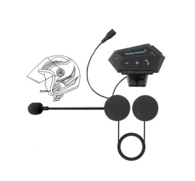 Intercomunicador Bt12 Auriculares Casco